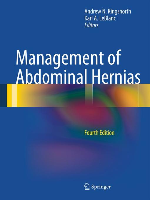Upplýsingar um Management of Abdominal Hernias eftir Andrew N Kingsnorth - Biðlisti
